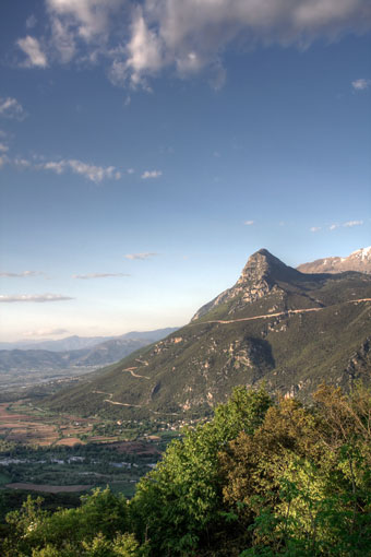 dinaric alps map. a part of the Dinaric Alps