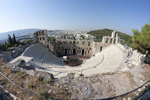 Herodes Atticus Odeon - outdoor amphitheater